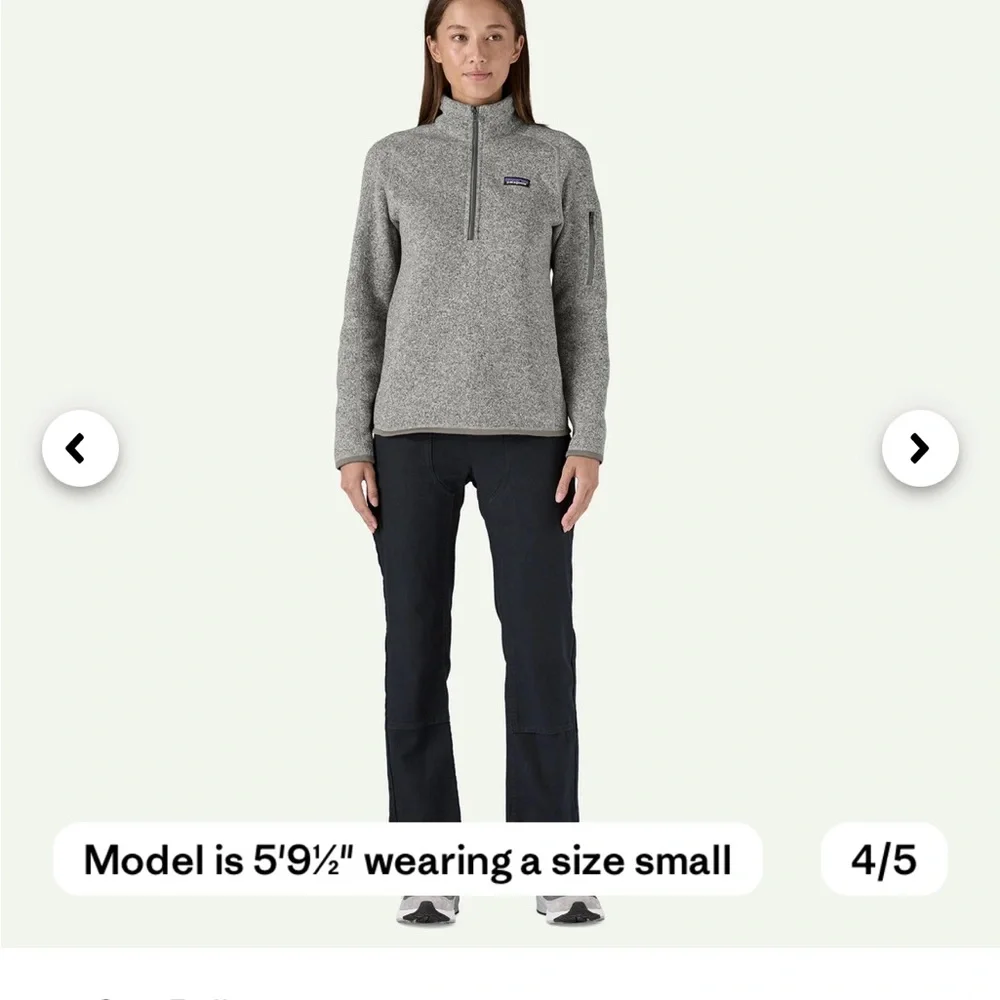 Patagonia Women's Better Sweater 1/4-Zip Fleece Size Small - Picture 4 of 14